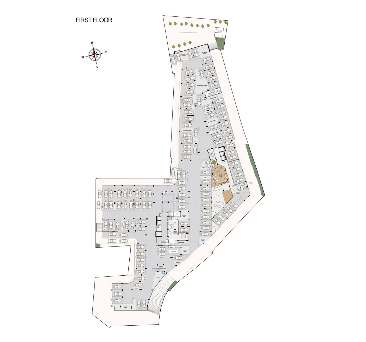 Landscaped gardens and children’s play area – Flats in Trivandrum
